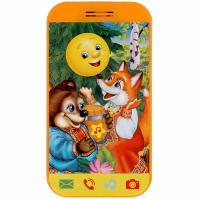 Развивающая игрушка мини-телефончик Колобок Умка HT1070-R 1